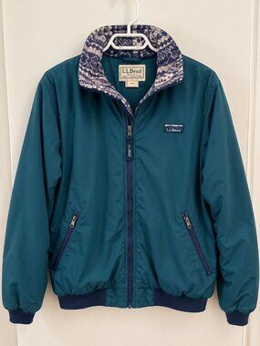 Vintage L.L.Bean Teal Insulated Jacket